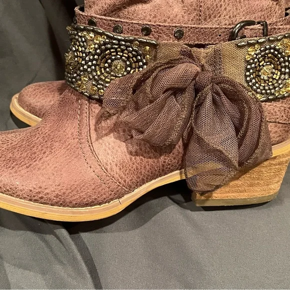 Not Rated tall fashion boots cowgirl country sz 6 - Picture 3 of 5